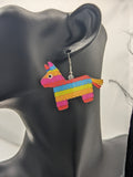 Pinata earrings, novelty earrings, novelty jewelry, Mexican gifts, kawaii jewelry, kawaii earrings, statement earrings, fun gifts ideas,