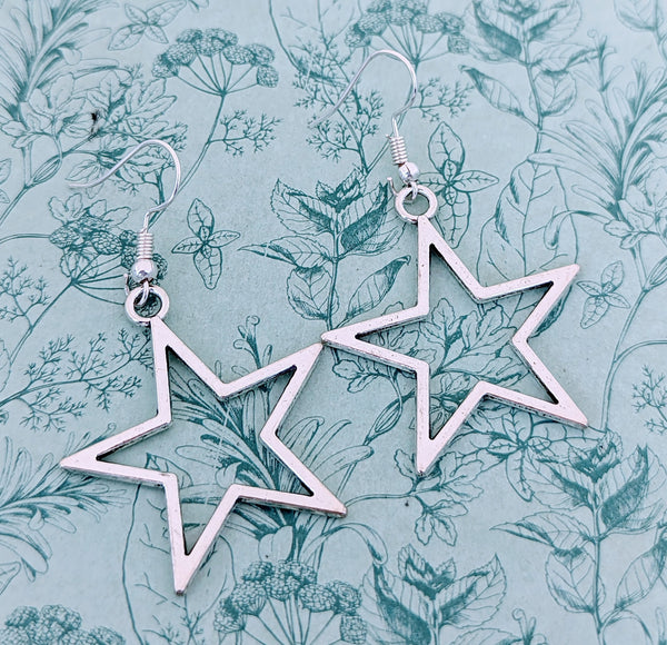 Star earrings, star jewelry, gifts for teens, celestial earrings, celestial jewellery, space earrings, space geek, space gifts, space lovers