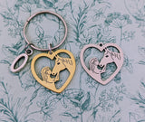 Horse keyring, horse keychain, horse lover gifts, horse rider gifts, equestrian gifts, equestrian keychain, horse riding teacher gifts