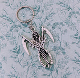 Grim reaper keychain, Halloween keychain, Halloween accessories, Halloween lover gifts, gothic keychain, gothic gifts, horror lover gifts