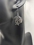 Seashell earrings, starfish earrings, beach lover gifts, beach accessories, seashell collectors, summer earrings, mermaid jewelry,