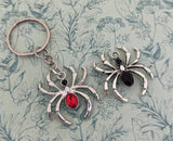 Tarantula keychain, tarantula gifts, spider keychain, spider lover gifts, spider accessories, gothic accessories, gothic keychain,