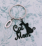 Cat mom keyring, cat mom keychain, cat lovers, cat mom gifts, personalised cat gifts, crazy cat lady, Thanksgiving gifts, mom birthday gifts