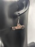 Pickup truck earrings, truck driver gifts, mechanic gifts, novelty earrings, driving instructor gifts, driving lovers, car jewelry,