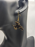 Witch earrings, witch jewellery, witch lover gifts, witch inspired, pagan gifts, Halloween earrings, Halloween jewelry, mismatch earrings