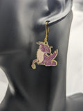 Dragon earrings, dragon jewellery, dragon lover gifts, novelty earrings, fantasy earrings, fantasy lover gifts, medieval earrings,