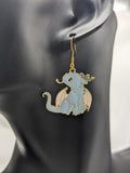 Dragon earrings, dragon jewellery, dragon lover gifts, novelty earrings, fantasy earrings, fantasy lover gifts, medieval earrings,