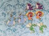 Dragon earrings, dragon jewellery, dragon lover gifts, novelty earrings, fantasy earrings, fantasy lover gifts, medieval earrings,