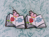 Love yourself first earrings, love your self first, inspirational gifts, secret Santa gift, motivational gifts, gifts for friends,