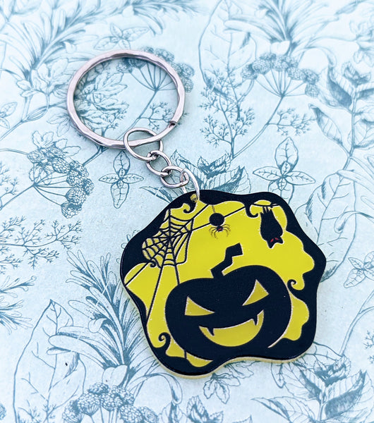 Pumpkin keychain, pumpkin gifts, pumpkin lovers, Halloween keychain, Halloween accessories, spooky gifts, Halloween gifts, horror lovers ,