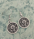 Daisy earrings, daisy jewelry, clip on earrings, flower girl earrings, flower girl jewelry, bridesmaid earrings, flower lover gifts,