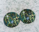 Monkey earrings, safari inspired gifts, safari earrings, wild animal earrings, big earrings, rainforest gifts, zoo keeper gifts, zoo lovers