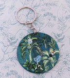 Monkey Keychain, Lemur keyring, monkey gifts, lemur gifts, gifts for animal lovers, gifts for monkey lovers, wildlife animals inspired,