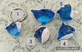 Dolphin keychain, shark Keyring, gifts for dolphin lovers, shark lover gifts, dolphin themed, kawaii Keychain, kawaii inspired gifts,