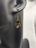 Heart earrings, heart jewelry, heart themed gifts, gifts for girlfriend, stocking stuffers, cute earrings, fiance inspired gifts,