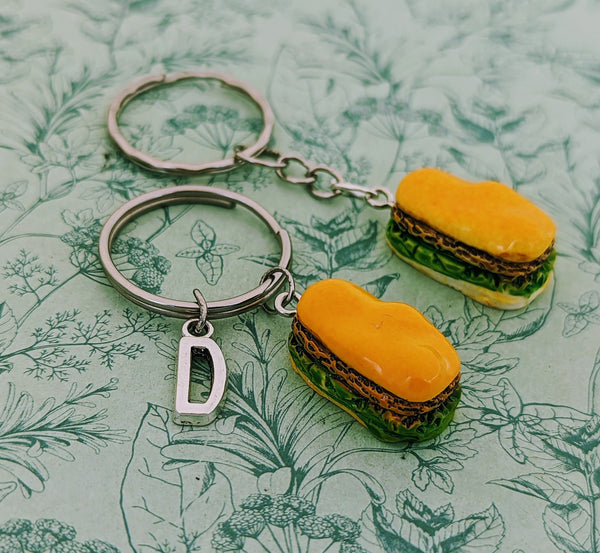 Sandwich keychain, deli sandwiche, foodie lover gifts, foodie keychain, gifts for chef, gifts for food lovers, chef graduate gifts,