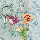 Dragon keychain, dragon Keyring, dragon lover gifts, fantasy keychain, fantasy lover gifts, mythical creature gifts, mythical creature