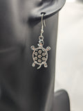 Turtle earrings, nautical earrings, turtle jewelry, animal earrings, animal jewellery, tortoise lover gifts, gifts for turtle mom,