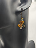 Heart earrings, heart jewelry, heart themed gifts, gifts for girlfriend, stocking stuffers, cute earrings, fiance inspired gifts,
