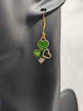 Heart earrings, heart jewelry, heart themed gifts, gifts for girlfriend, stocking stuffers, cute earrings, fiance inspired gifts,