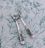 Zombie earrings, horror earrings, weapon earrings, Halloween jewellery, zombie keepsake, Halloween lover gifts, zombie apocalypse theme,