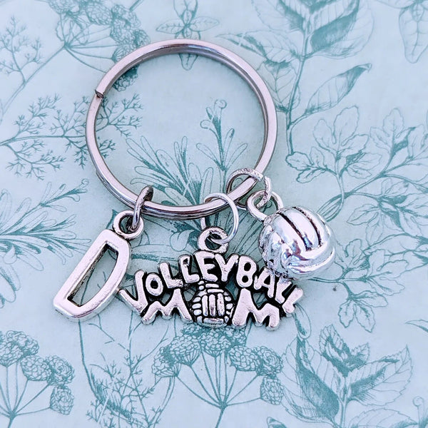 Volleyball Keychain, volleyball mom gifts, volleyball lover gifts, gifts for volleyball players, sports themed, volleyball themed, sports