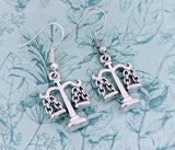 Lawyer scale earrings, graduation gifts, lawyer gifts, attorney gifts, scales of justice, gifts for judge, law student gifts, law teacher,