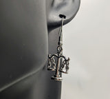 Lawyer scale earrings, graduation gifts, lawyer gifts, attorney gifts, scales of justice, gifts for judge, law student gifts, law teacher,