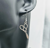 Scissor earrings, hairdresser earrings, hair stylist gifts, hairdresser gifts, craft earrings, beautician graduation gift, stylist earrings,