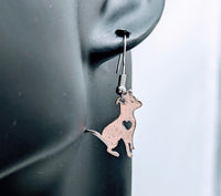 Staffordshire bull terrier earrings, bull dog jewellery, staffie mom, bull dog mum gifts, bull dog jewelry, dog earrings, gifts for dog mum