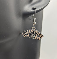 Volleyball mom gifts, volleyball earrings, volleyball lover gifts, sports earrings, sports lovers, mismatch earrings, volleyball player gift