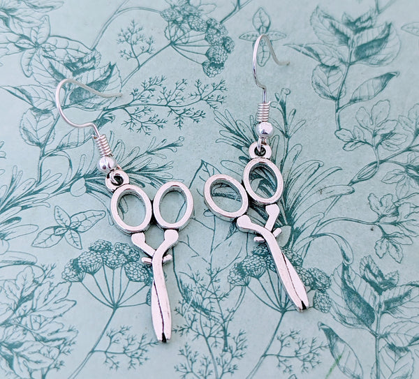 Scissor earrings, hairdresser earrings, hair stylist gifts, hairdresser gifts, craft earrings, beautician graduation gift, stylist earrings,