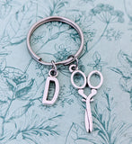 Hairdresser keychain, hairdresser gifts, personalised keyring, hair stylist gifts, gifts for hair stylist, beautician gifts, hairdressing