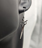 Scissor earrings, hairdresser earrings, hair stylist gifts, hairdresser gifts, beautician graduation gift, stylist earrings, mismatch gift