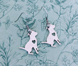 Staffordshire bull terrier earrings, bull dog jewellery, staffie mom, bull dog mum gifts, bull dog jewelry, dog earrings, gifts for dog mum