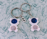 Astronaut keychain, astronaut Keyring, space geek gifts, astrology gifts, gifts for space lovers, space themed accessories, science teacher,