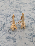 Paris earrings, france earrings, eiffel earrings, landmark jewelry, gifts for her, france jewelry, travel earrings, travel jewelry,