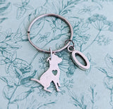 Bulldog keyring, bulldog keychain, bulldog lover gifts, dog keyring, Staffordshire bull terrier keyring, staffie owner gifts, staffie mom