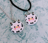 Cow necklace, cow lover gifts, cow jewellery, cow jewelry, cow farmer gifts, animal necklace, animal jewellery, animal lover gifts,