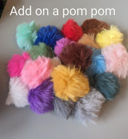 Add a pom pom charm to any piece of jewellery from melspridejewellery