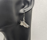 Football boot earrings, sports earrings, football lover jewelry, football lover gifts, football themed, football girls team gifts, football
