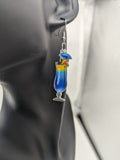 Summer earrings, tropical drinks, bartender gifts, novelty earrings, novelty jewelry, kawaii earrings, kawaii jewelry, summer jewelry,