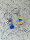 Summer keychain gifts, bartender gifts, bartender keychain, tropical drinks, novelty gifts, novelty keychain, foodie gifts, chef gifts