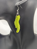 caterpillar earrings, butterfly earrings, butterfly jewelry, caterpillar jewellery, bug lover gifts, insect themed gifts, bug themed,