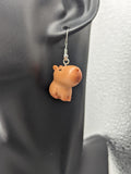 Capybara earrings, capybara jewelry, capybara jewellery, capybara lover gifts, wild animal earrings, wildlife vet earrings, animal lovers