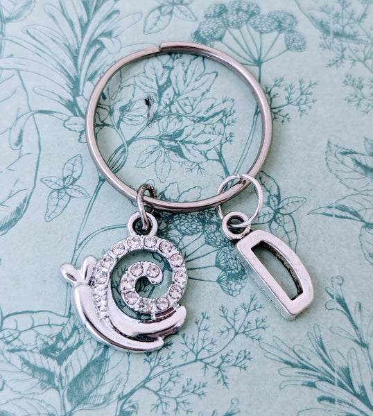 Snail keychain, snail keyring, snail lover gifts, snail accessories, bug keychain, bug lovers gifts, bug accessories, gardener gifts,