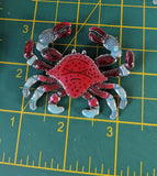 Crab necklace, crab jewellery, crab lover gifts, nautical jewelry, ocean lover gifts, summer gifts, statement necklace, crab themed,