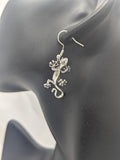 Gecko lizard earrings, reptile lover gifts, lizard animal jewellery, gecko lizard jewellery, lizard gift, animal lover gifts, reptile mom
