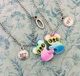 Best friend necklace, koala necklace, koala lover gifts, bff necklace, best friend gifts, koala jewellery, secret Santa gifts,