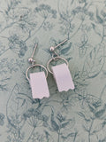 Novelty toilet paper earrings, fun quirky jewellery, secret Santa gifts, toilet tissue earrings, loo roll, funny gifts ideas, gag gifts,